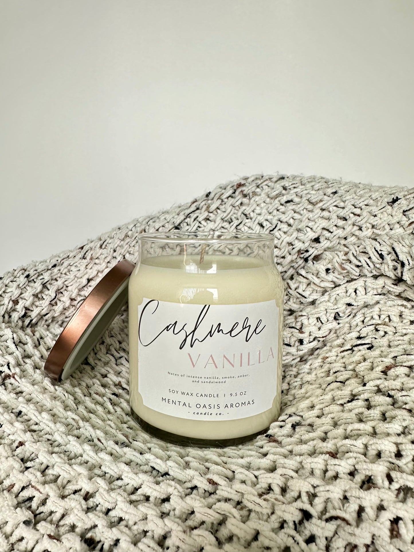 Cashmere Vanilla Soy Wax Candle