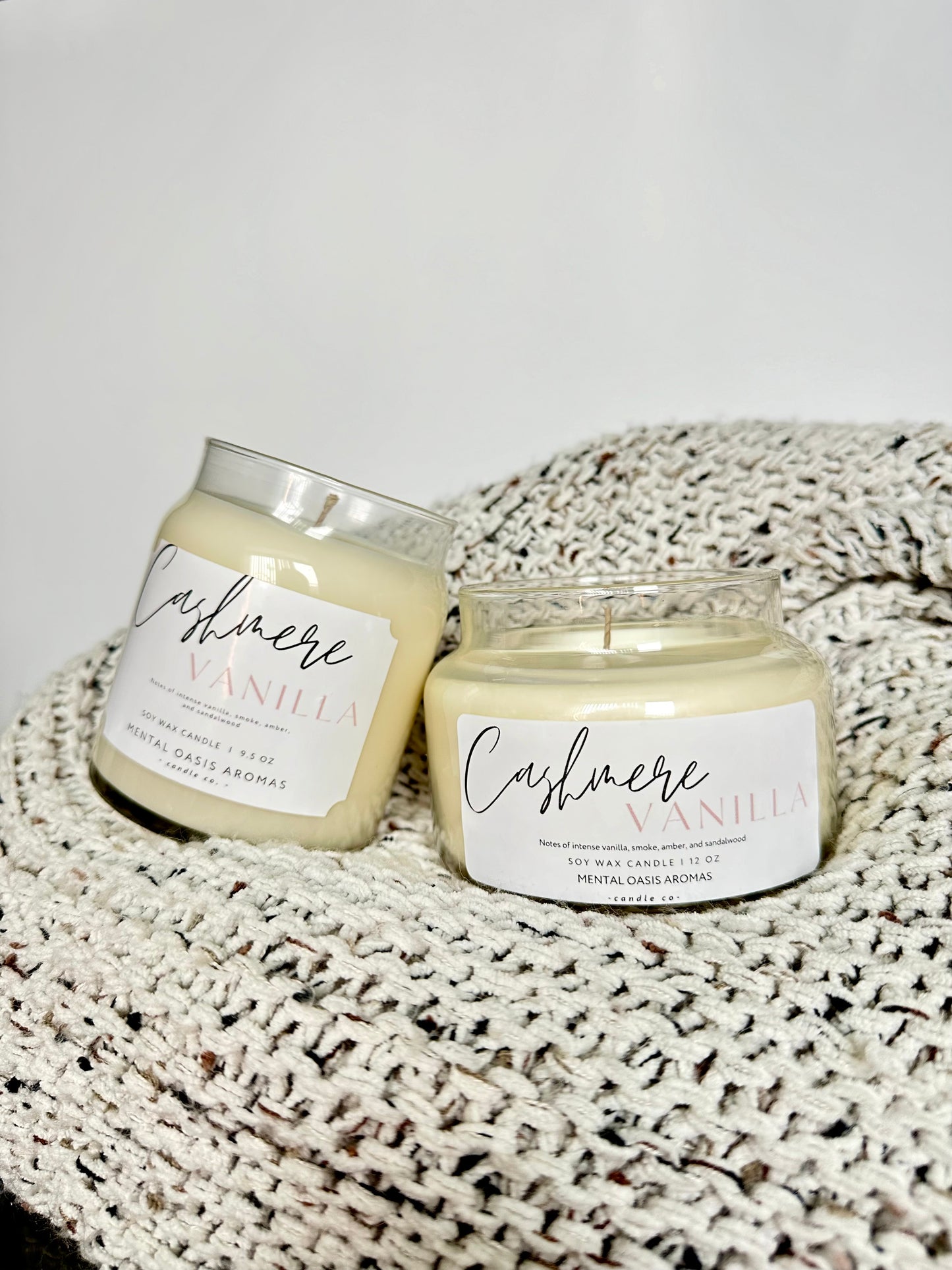 Cashmere Vanilla Soy Wax Candle