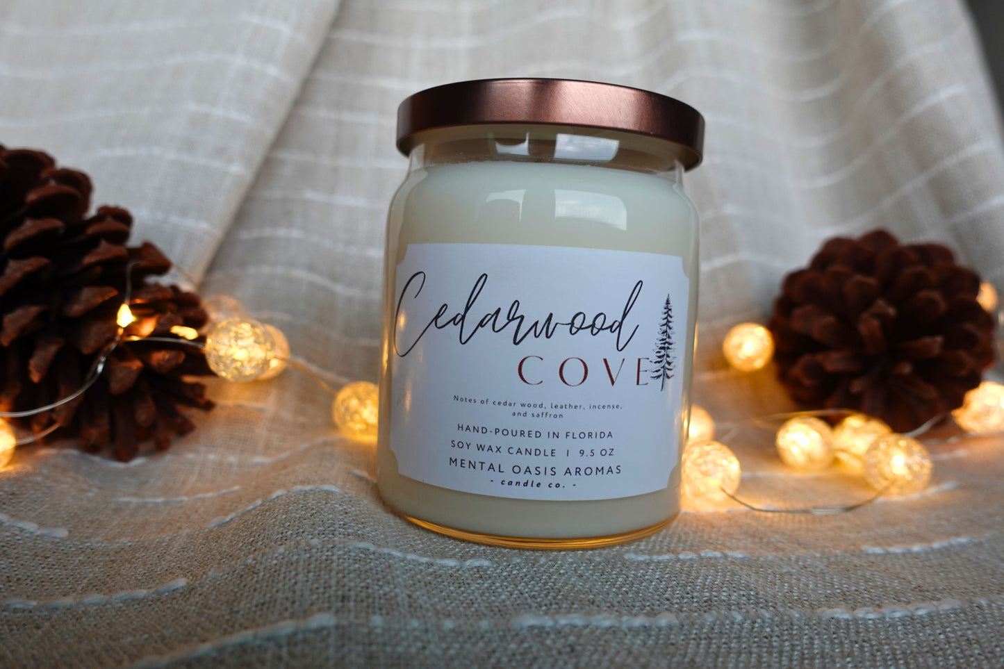 Cedarwood Cove Soy Wax Candle