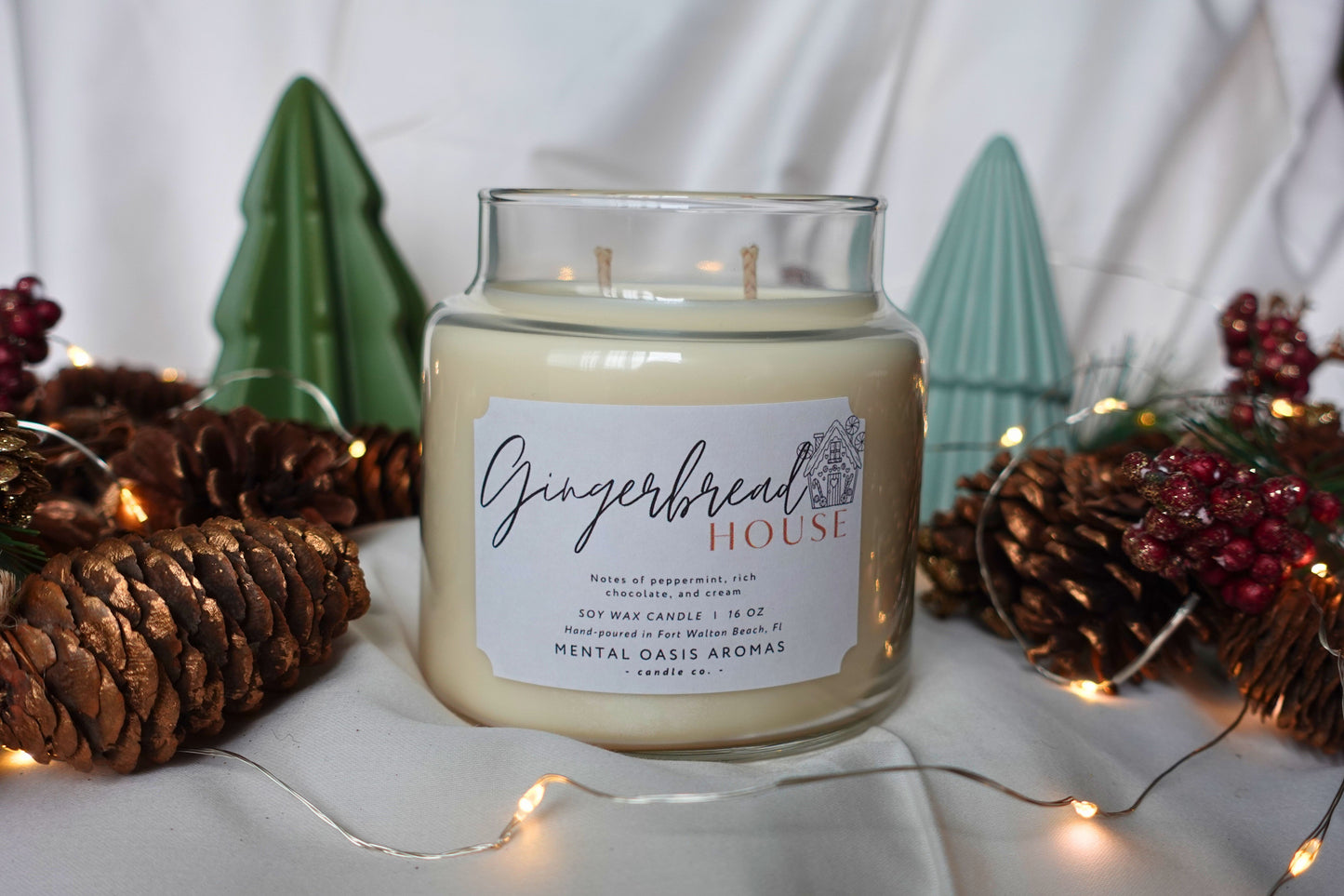 Gingerbread House Soy Wax Candle